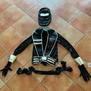 Kids Ninja warrior costume Size M